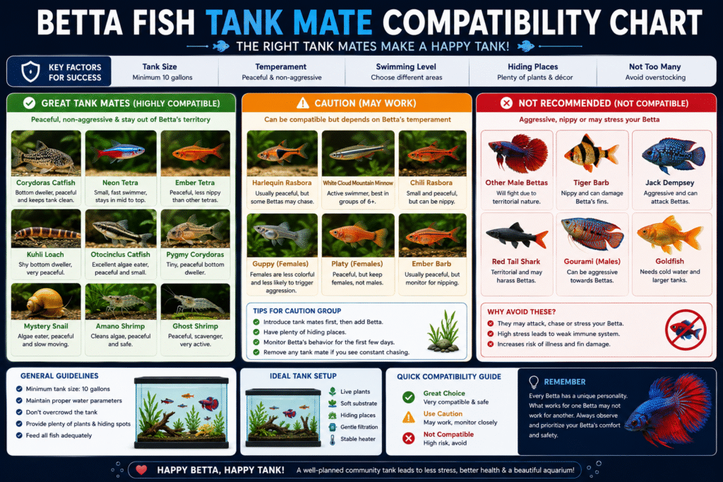 betta fish tank mates
