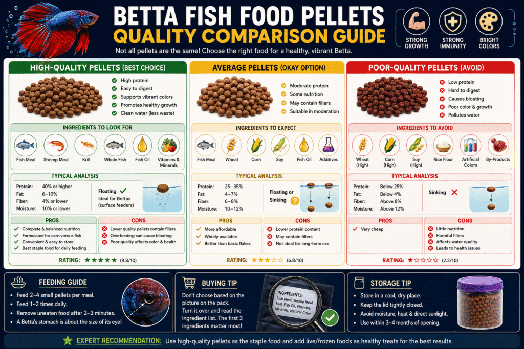 Betta Fish Food: What to Feed, How Much & Complete Feeding Guide (2026) 3 Betta fish food